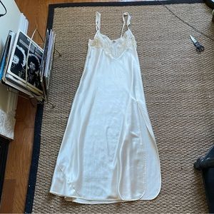 Vintage gold label Victoria’s Secret slip maxi dress